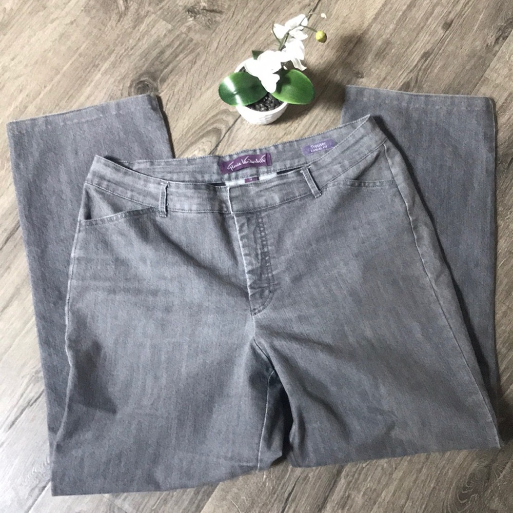 Gloria Vanderbilt Gray Trouser Casual Fit